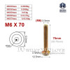 Bulong Lục Giác Chìm M6 x 70 mm – 25 Con